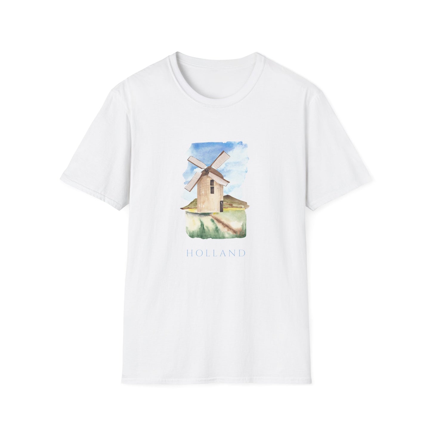 Holland Windmill Unisex Softstyle T-Shirt