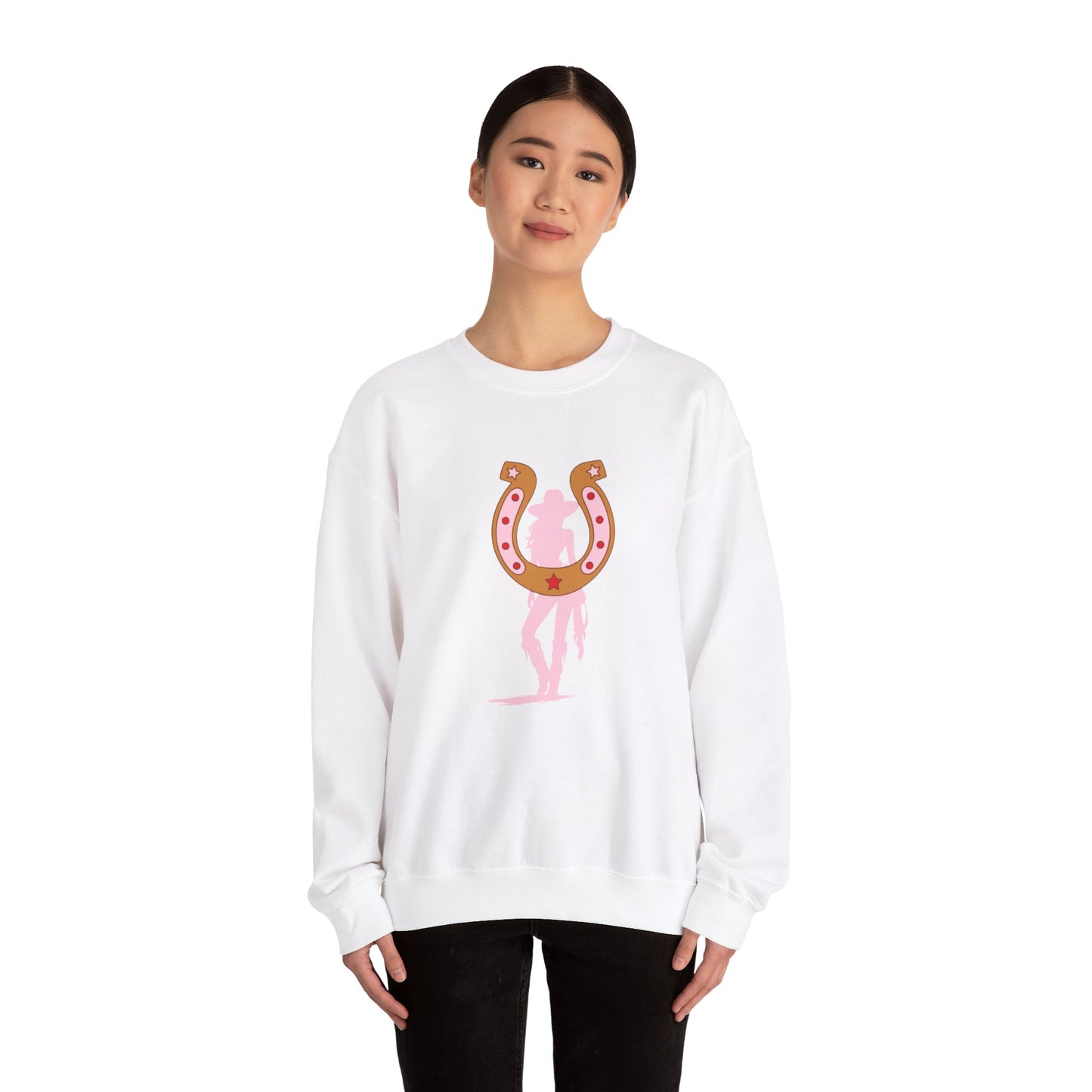 Lucky Cowgirl Unisex Heavy Blend™ Crewneck Sweatshirt