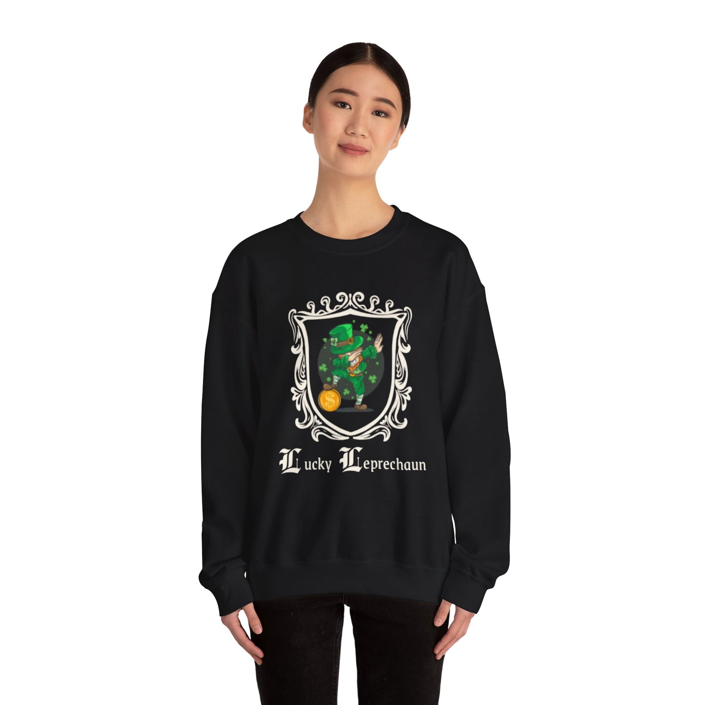 Lucky Leprechaun St. Patrick’s Day Unisex Heavy Blend™ Crewneck Sweatshirt