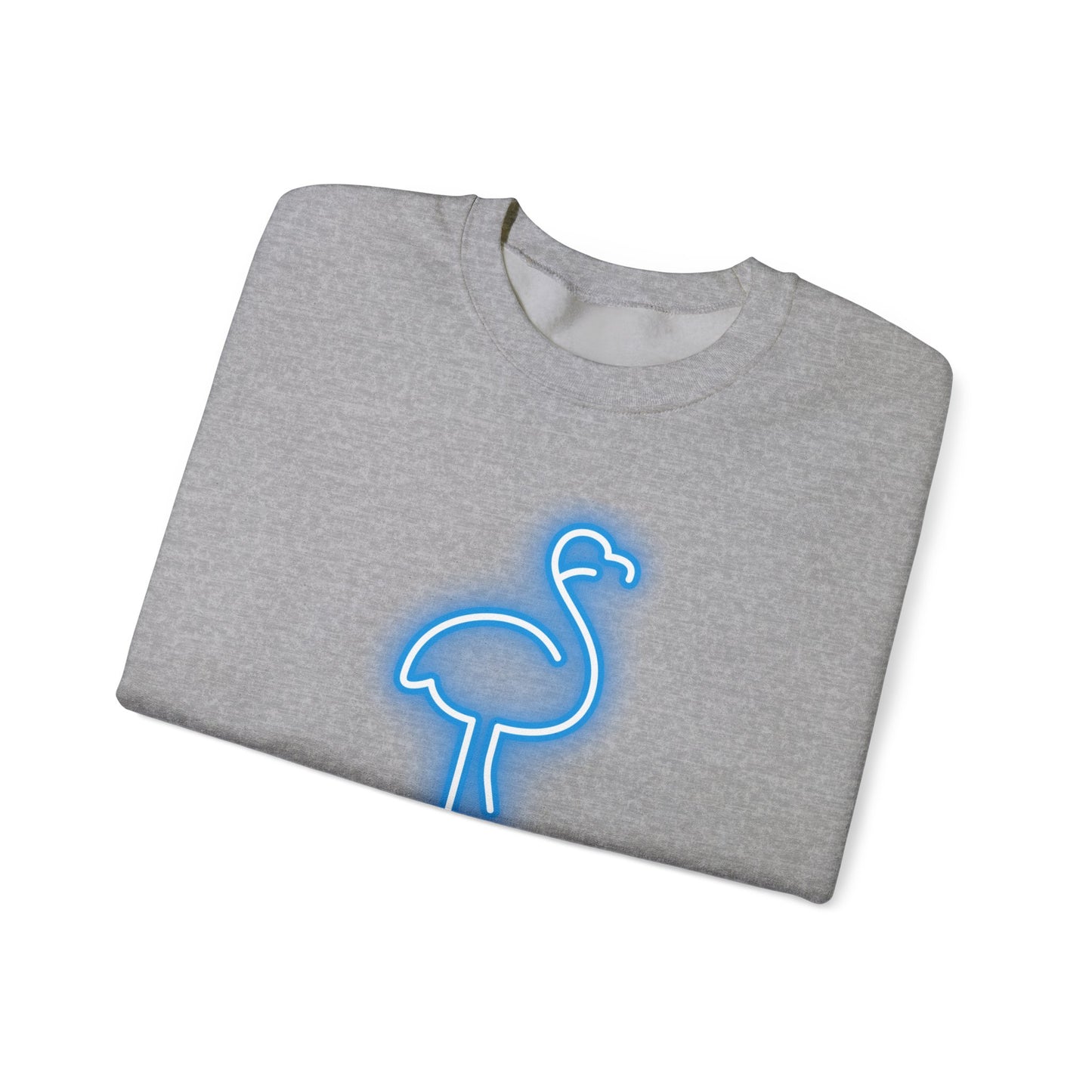 Neon Harris Walz Flamingo Unisex Heavy Blend™ Crewneck Sweatshirt