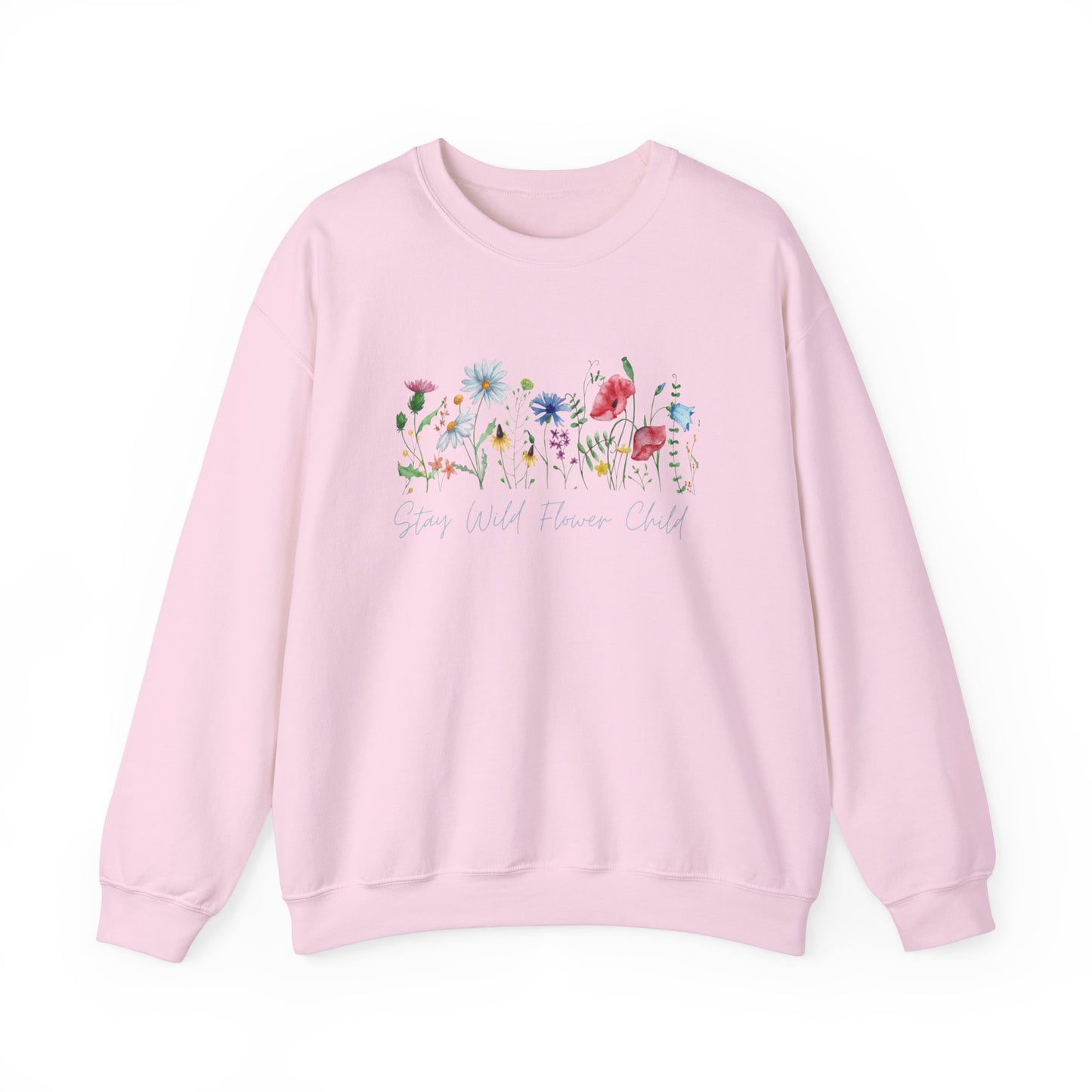 Stay Wild Flower Child II Unisex Heavy Blend™ Crewneck Sweatshirt