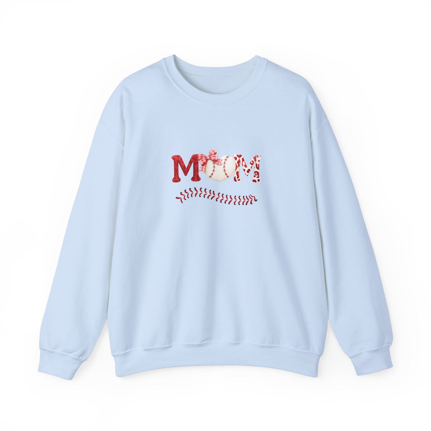 Mom Love Baseball Unisex Heavy Blend™ Crewneck Sweatshirt