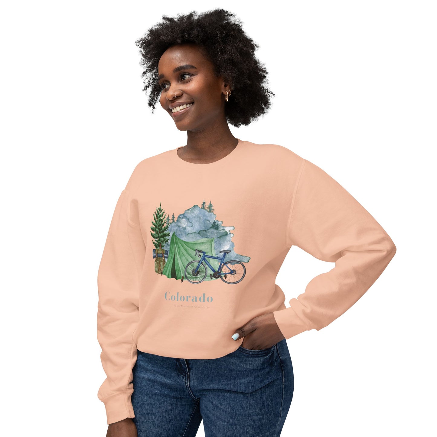 Colorado Camp Unisex Lightweight Crewneck Sweatshirt