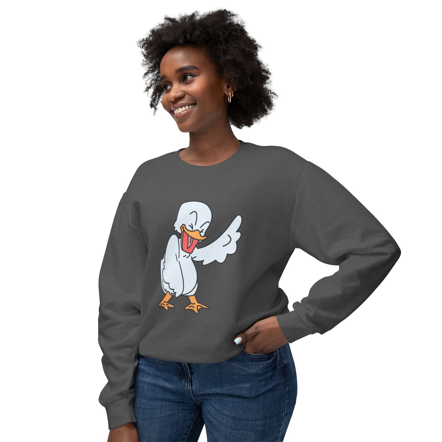 Quacked Up Unisex Lightweight Crewneck Sweatshirt