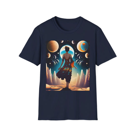 Space Girl Unisex Softstyle T-Shirt