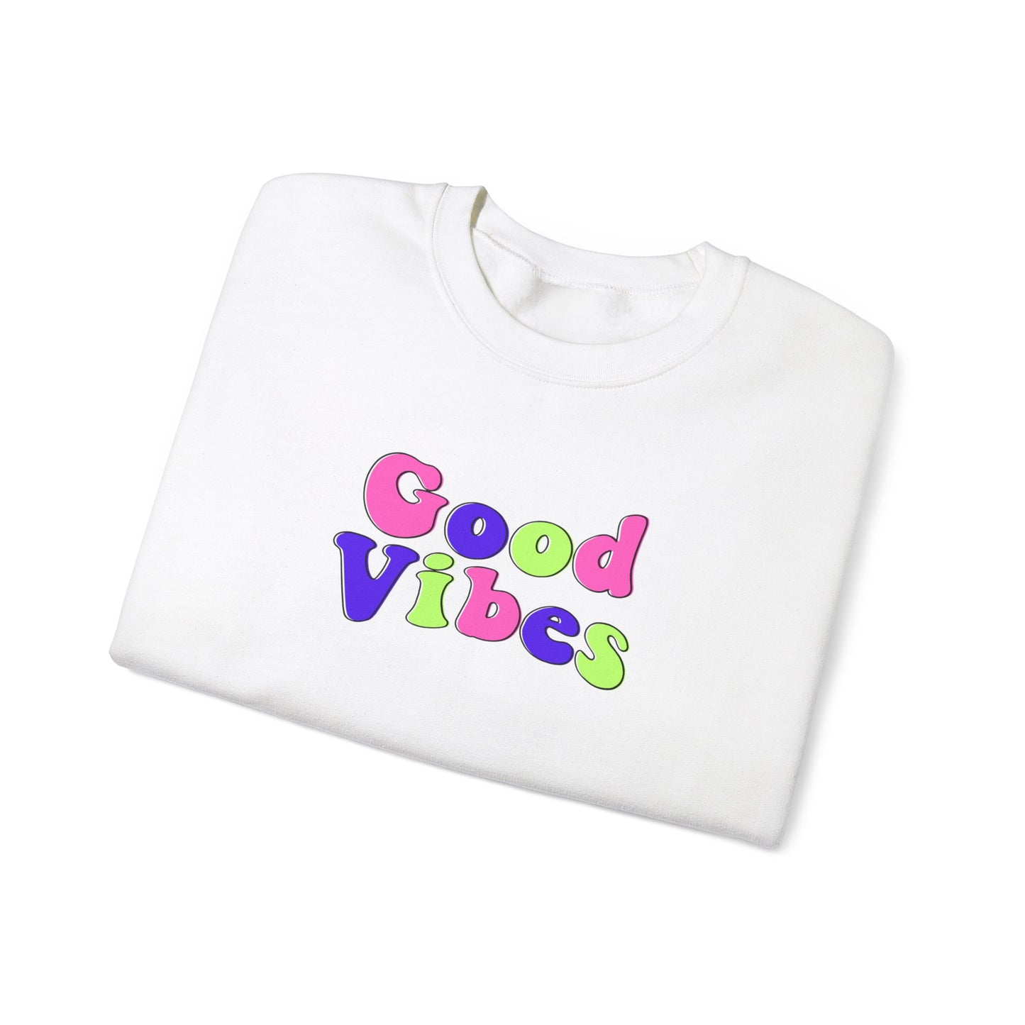 Good Vibes Unisex Heavy Blend™ Crewneck Sweatshirt