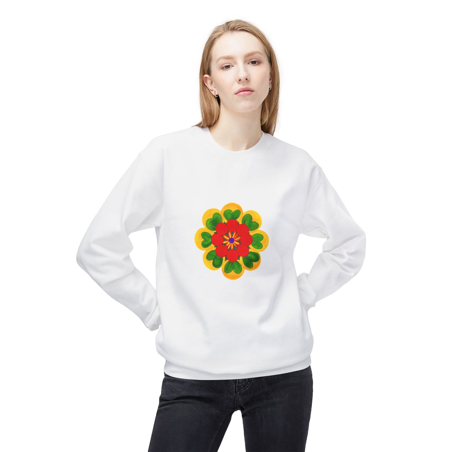 Cactus II Unisex Midweight Softstyle Fleece Crewneck Sweatshirt