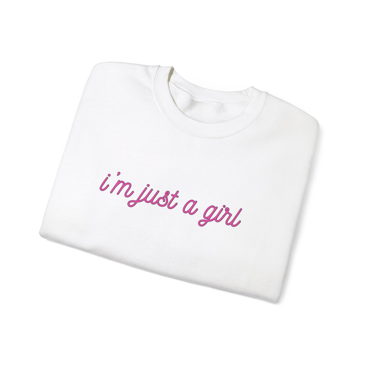 Just a Girl Unisex Heavy Blend™ Crewneck Sweatshirt