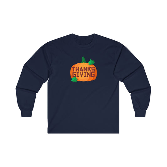 Orange Pumpkin TG Unisex Ultra Cotton Long Sleeve Tee