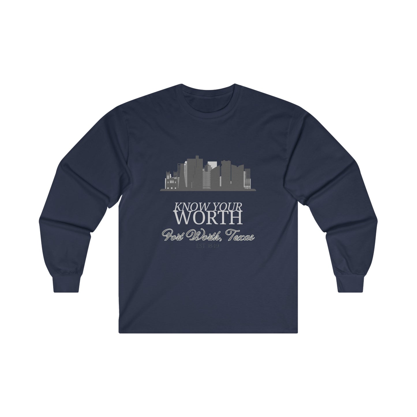 Know Worth BW FTW Unisex Ultra Cotton Long Sleeve Tee