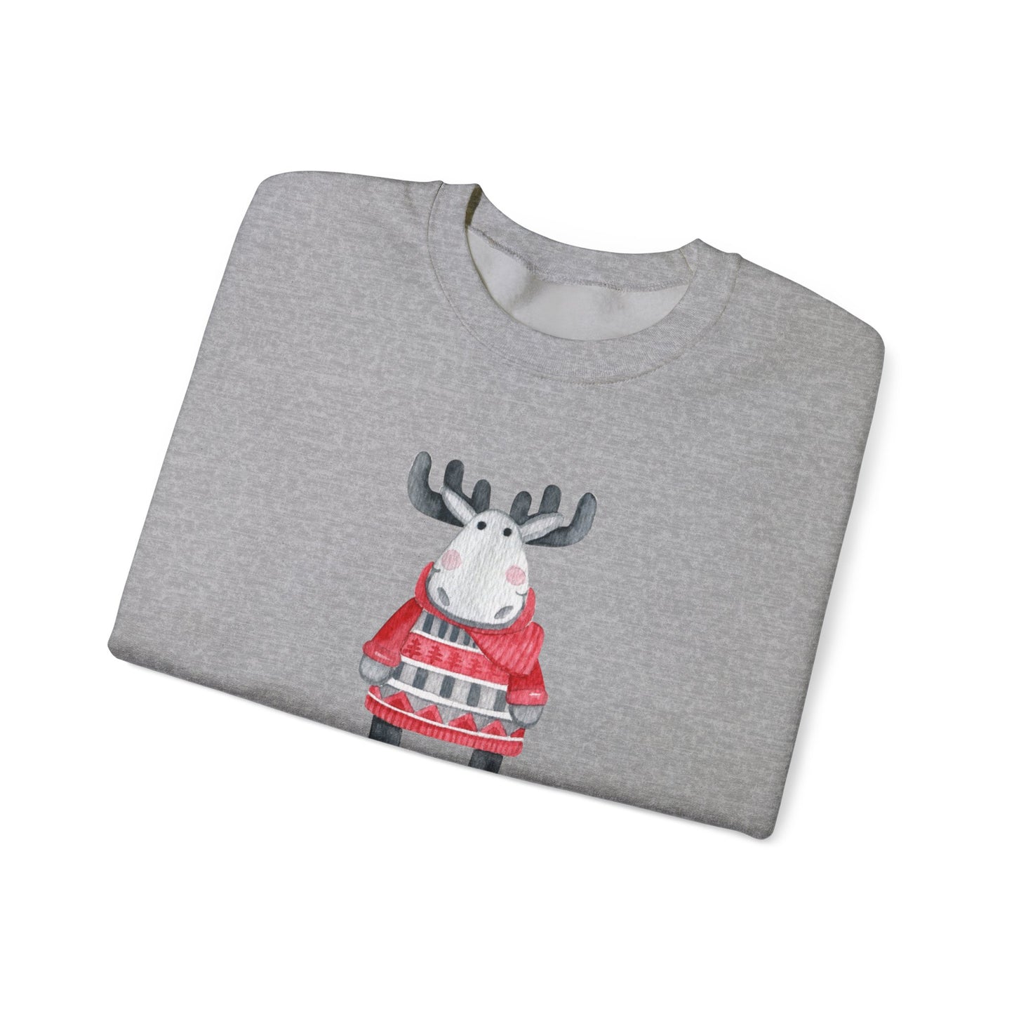 Moose U Sweater Unisex Heavy Blend™ Crewneck Sweatshirt