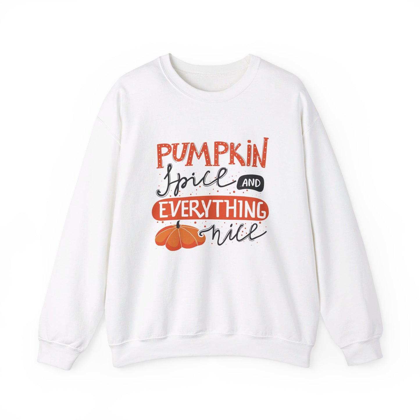 Pumpkin Spice & Everything Nice Unisex Heavy Blend™ Crewneck Sweatshirt