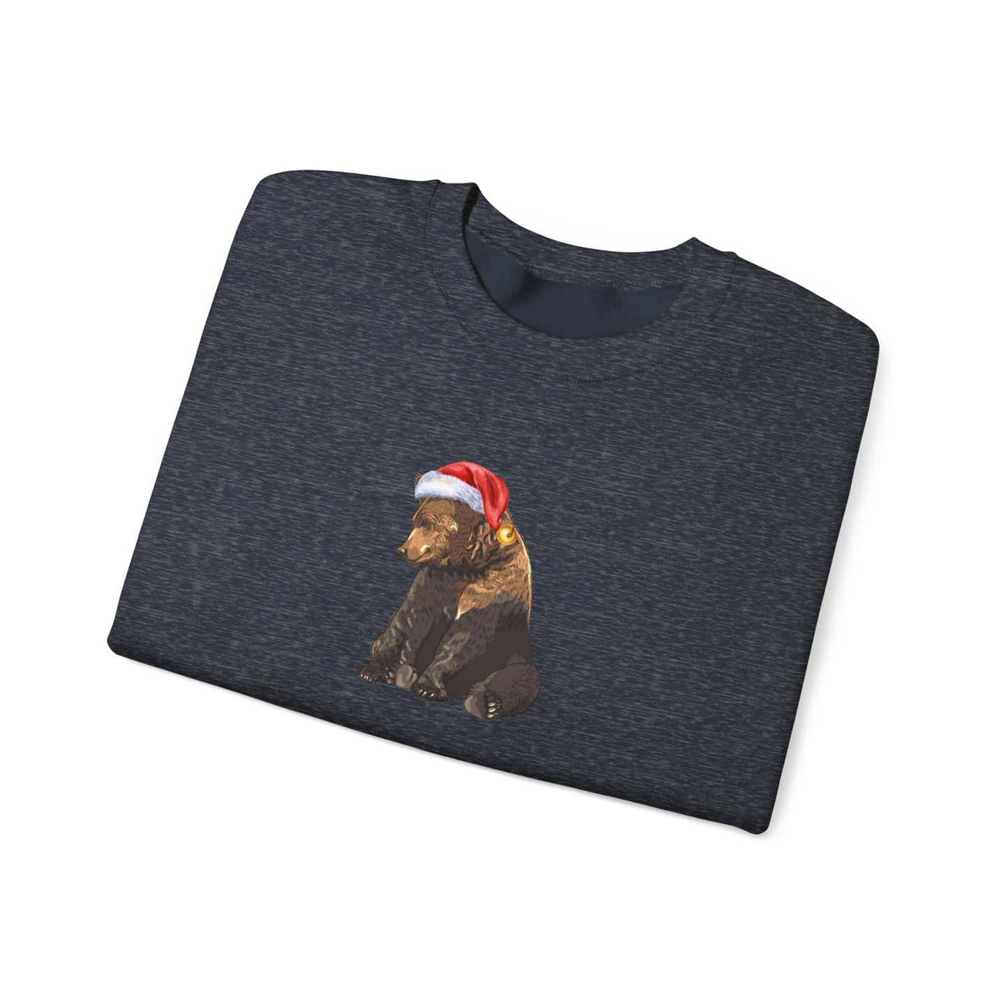 She Chose the Bear Santa Unisex Heavy Blend™ Crewneck Sweatshirt