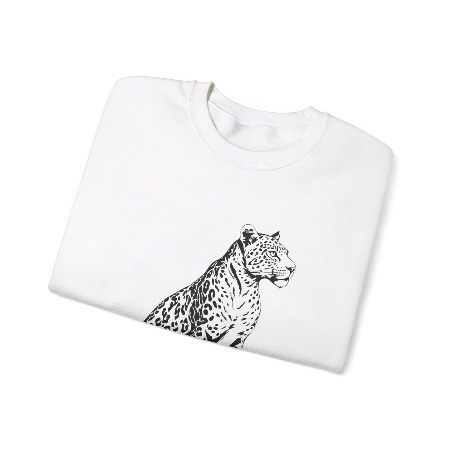 BW Leopard Unisex Heavy Blend™ Crewneck Sweatshirt