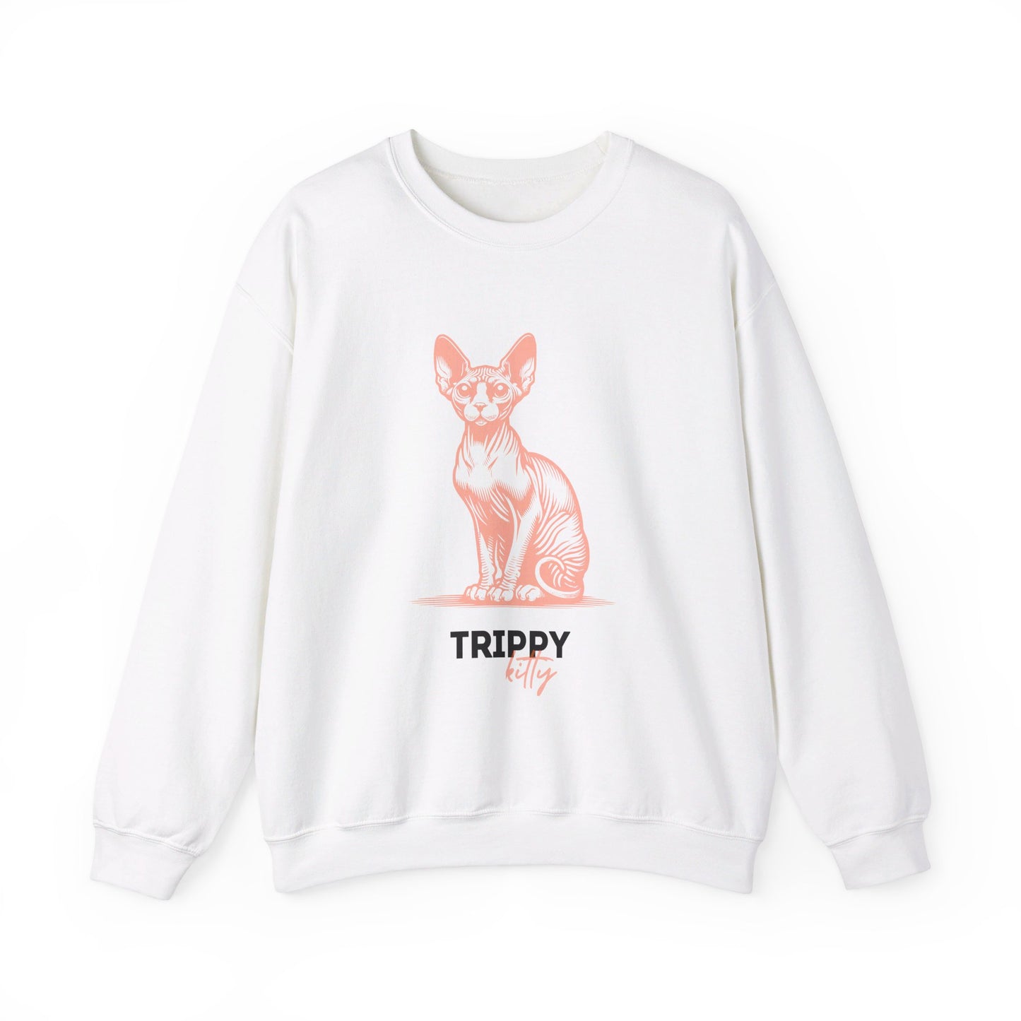 Trippy Kitty Unisex Heavy Blend™ Crewneck Sweatshirt