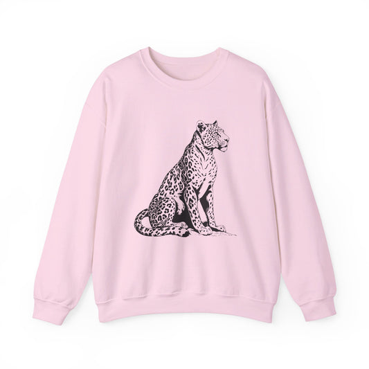 BW Leopard Unisex Heavy Blend™ Crewneck Sweatshirt