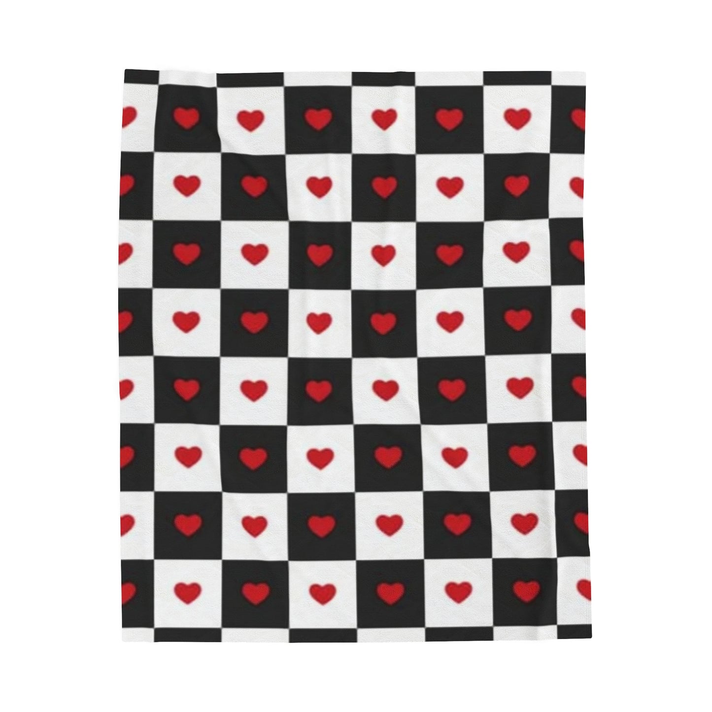 Checkmate Love Valentine Plush Blanket