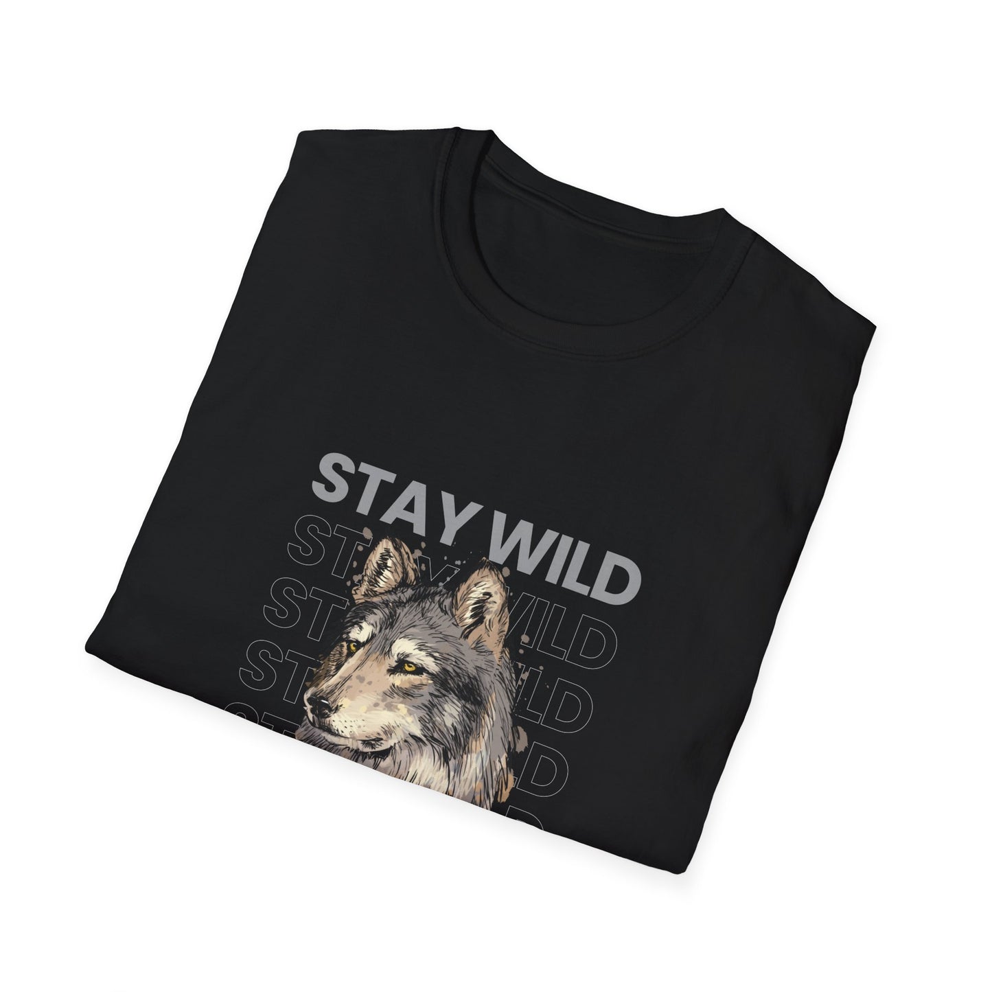 Stay Wild Stay Free Unisex Softstyle T-Shirt