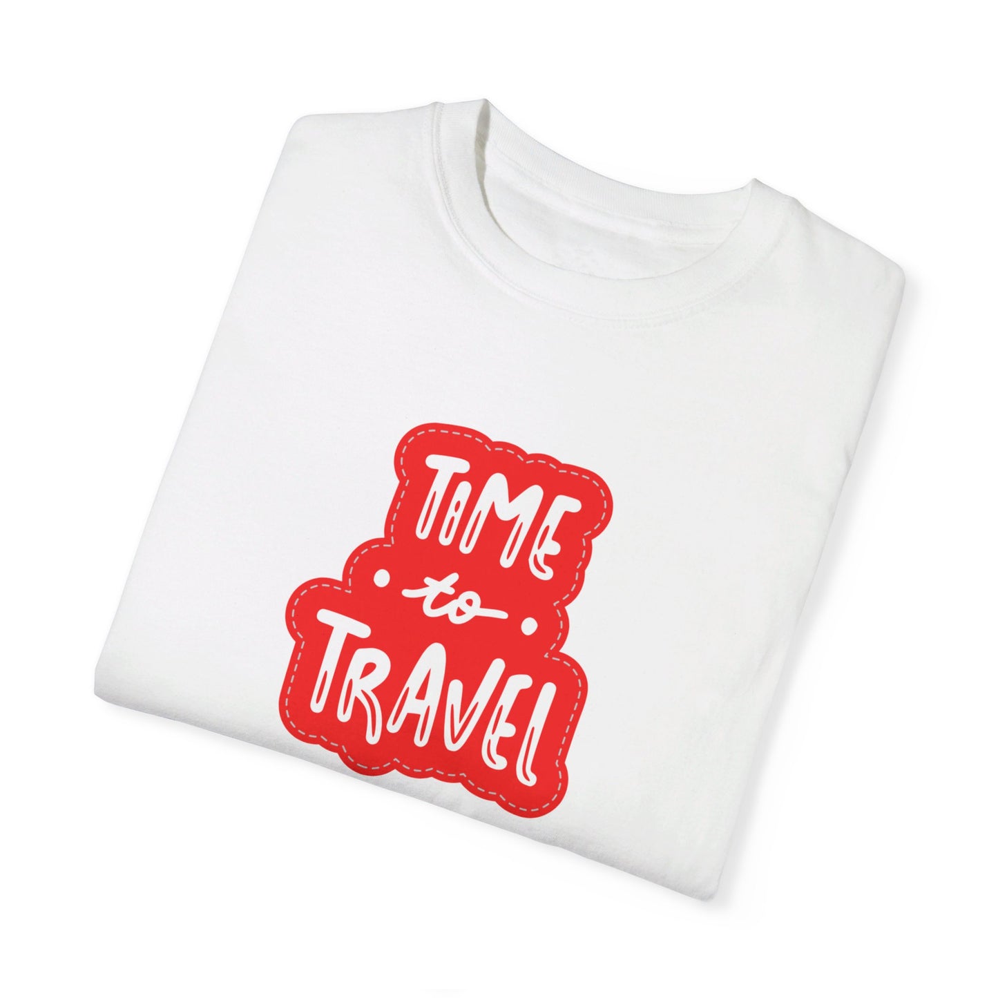 Time to Travel Unisex Garment-Dyed T-shirt