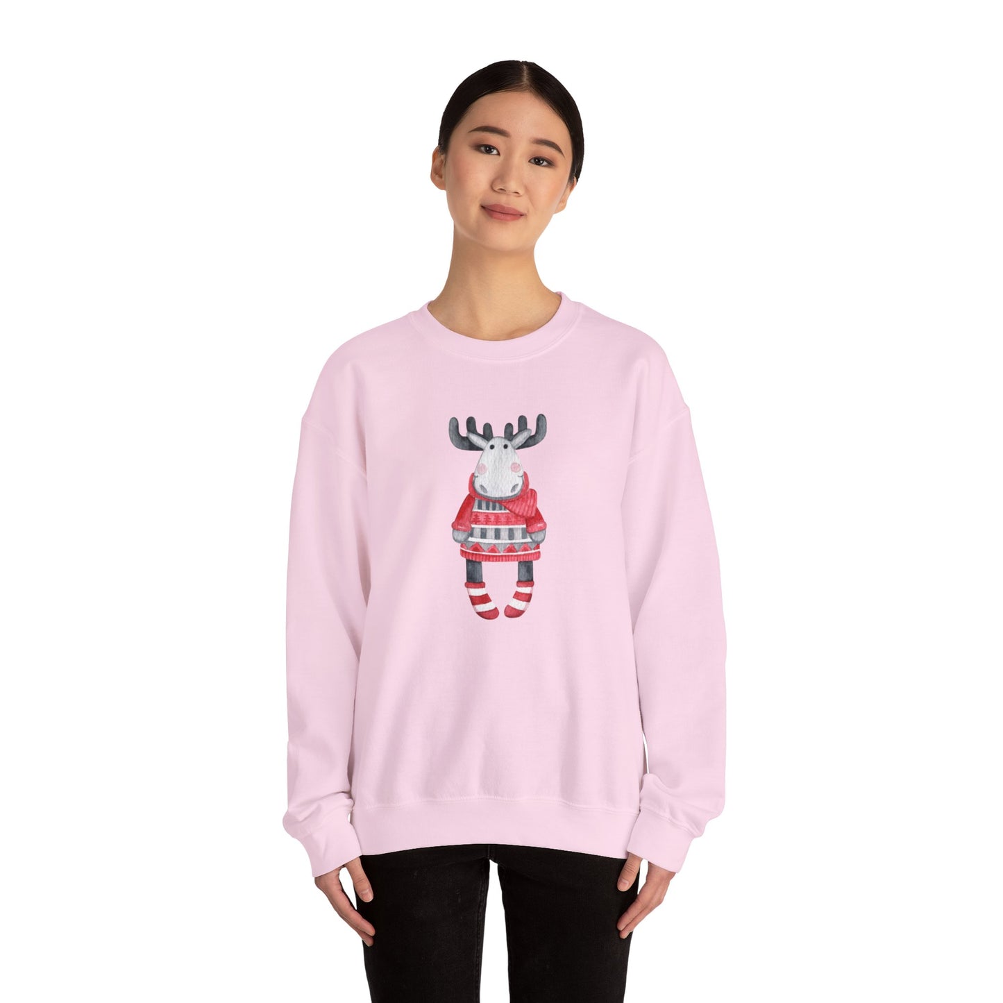 Moose U Sweater Unisex Heavy Blend™ Crewneck Sweatshirt