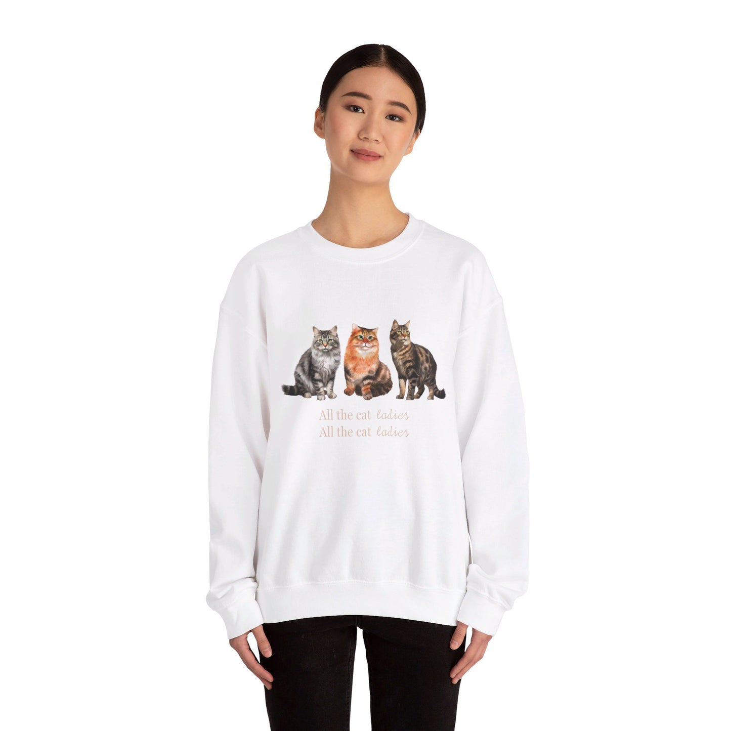 Cat Ladies Unisex Heavy Blend™ Crewneck Sweatshirt