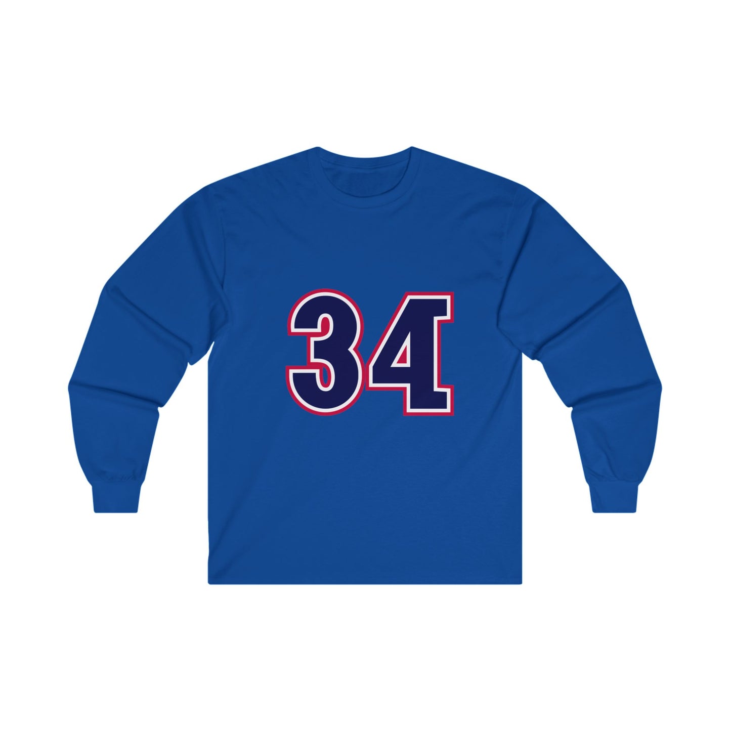 Baseball 34 Unisex Ultra Cotton Long Sleeve Tee