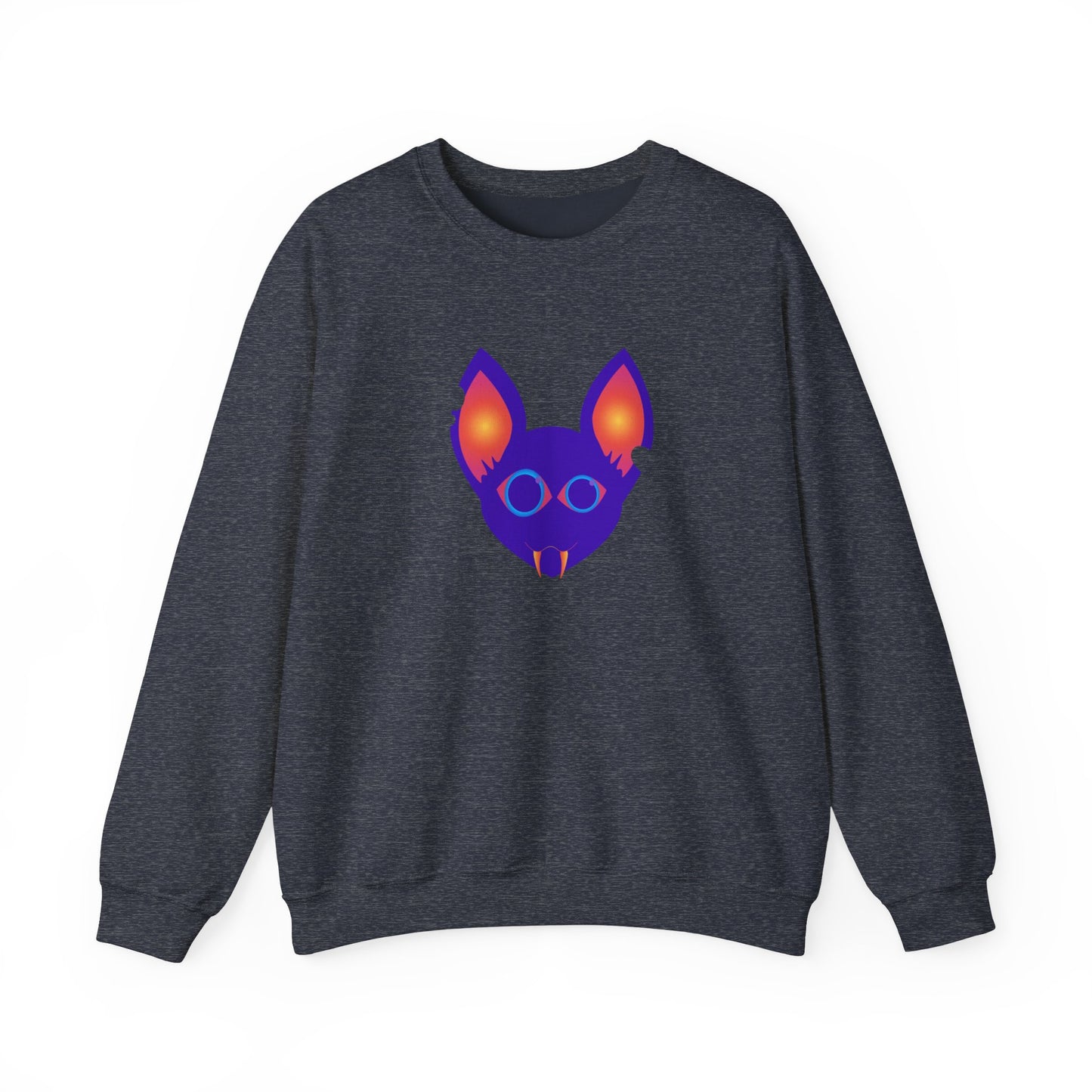 Purple Kitty Unisex Heavy Blend™ Crewneck Sweatshirt