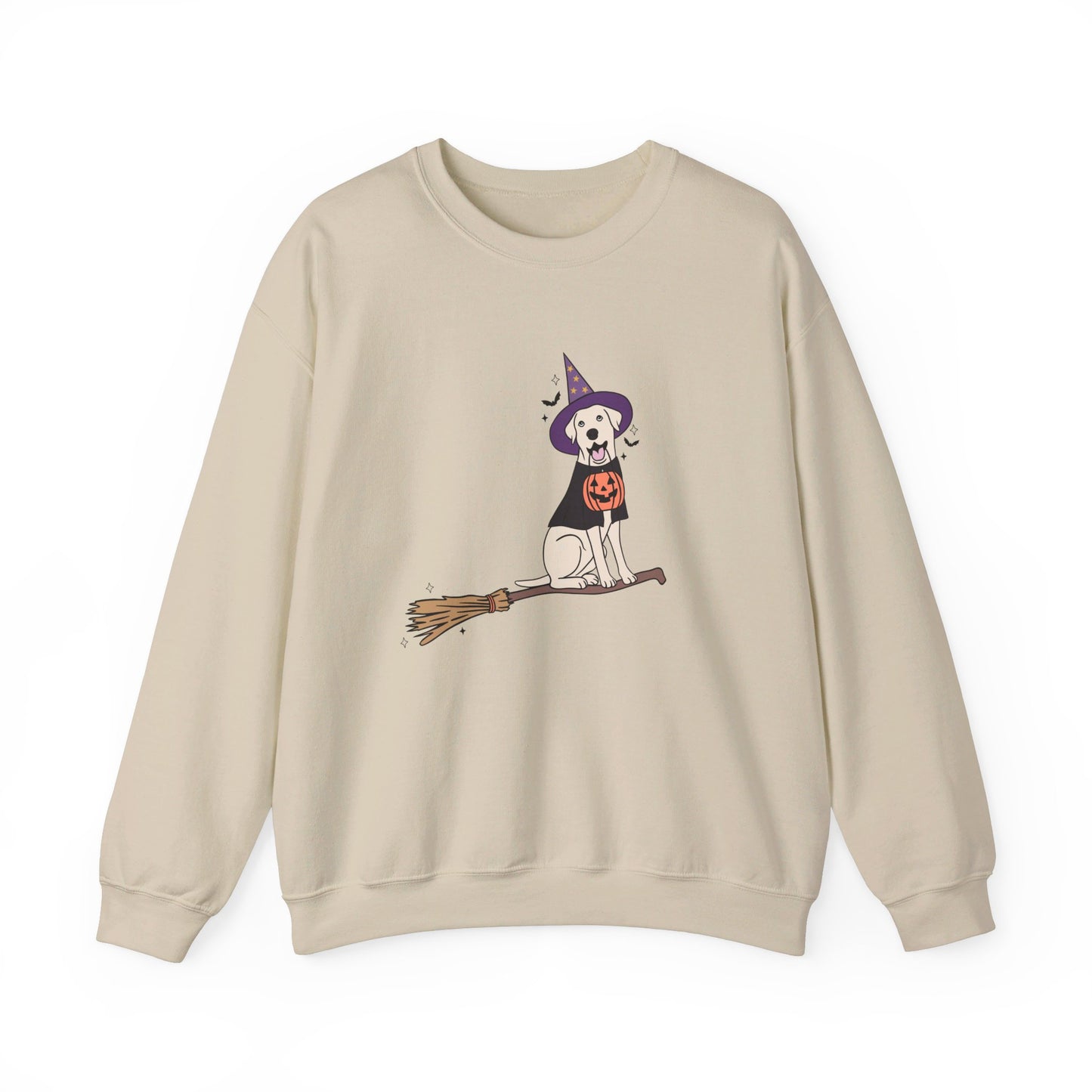 Retriever Witch Unisex Heavy Blend™ Crewneck Sweatshirt