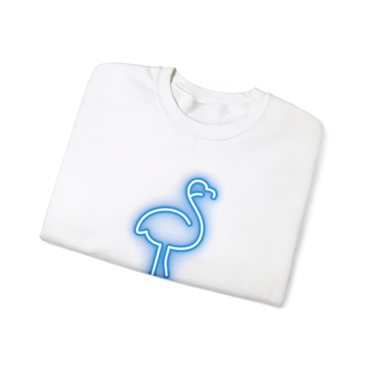 Neon Harris Walz Flamingo Unisex Heavy Blend™ Crewneck Sweatshirt