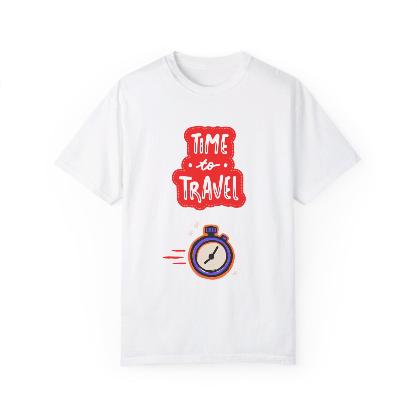 Time to Travel Unisex Garment-Dyed T-shirt