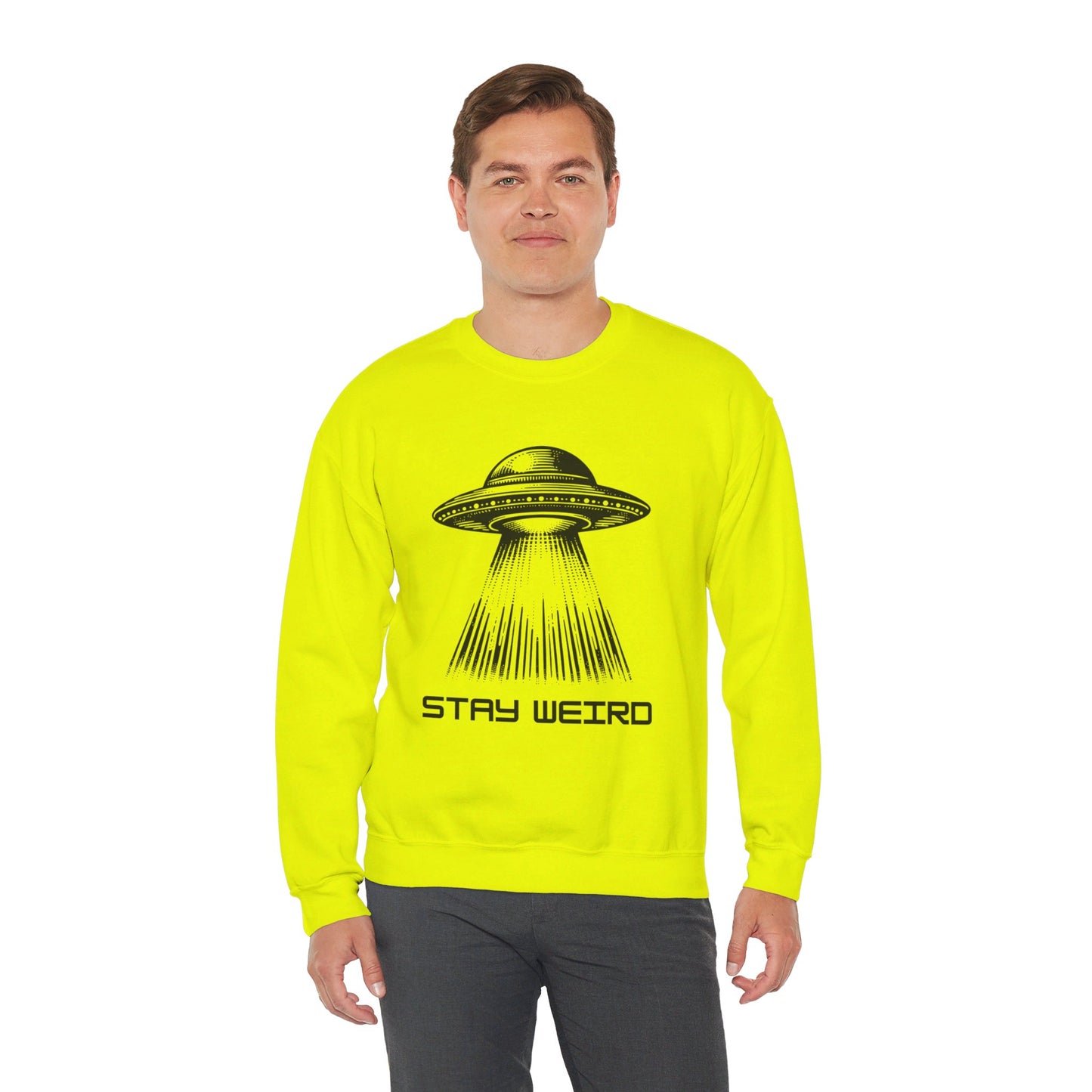 Stay Weird Unisex Heavy Blend™ Crewneck Sweatshirt