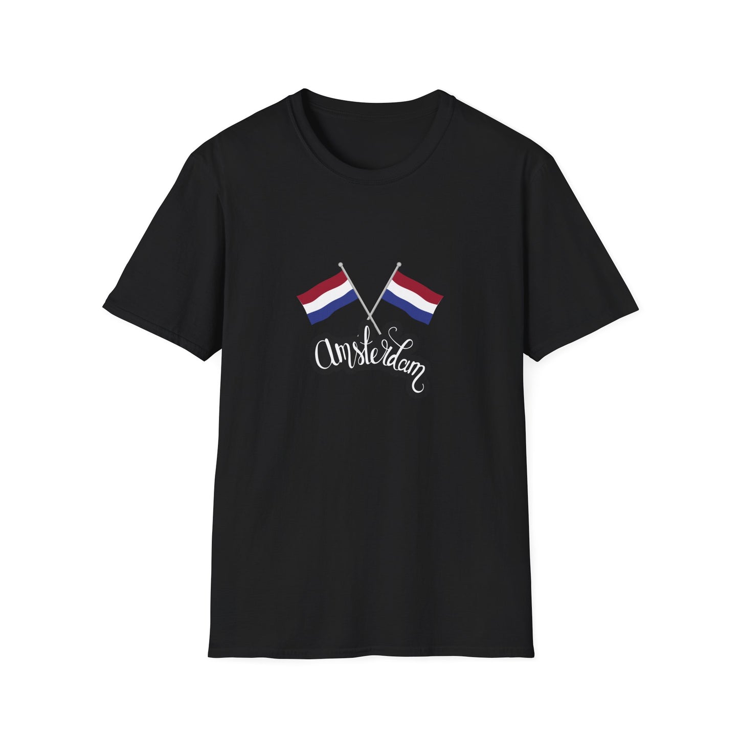 Amsterdam Flags Unisex Softstyle T-Shirt