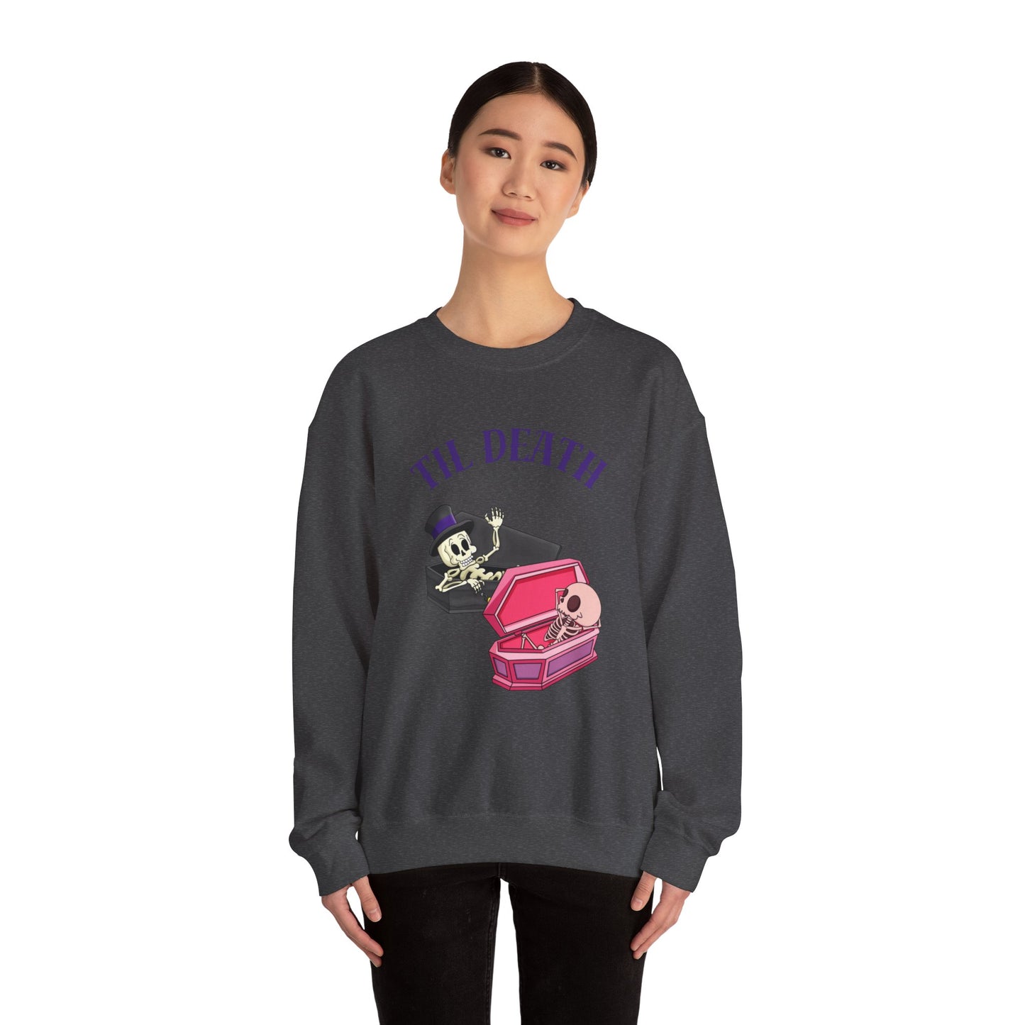 Til Death Unisex Heavy Blend™ Crewneck Sweatshirt