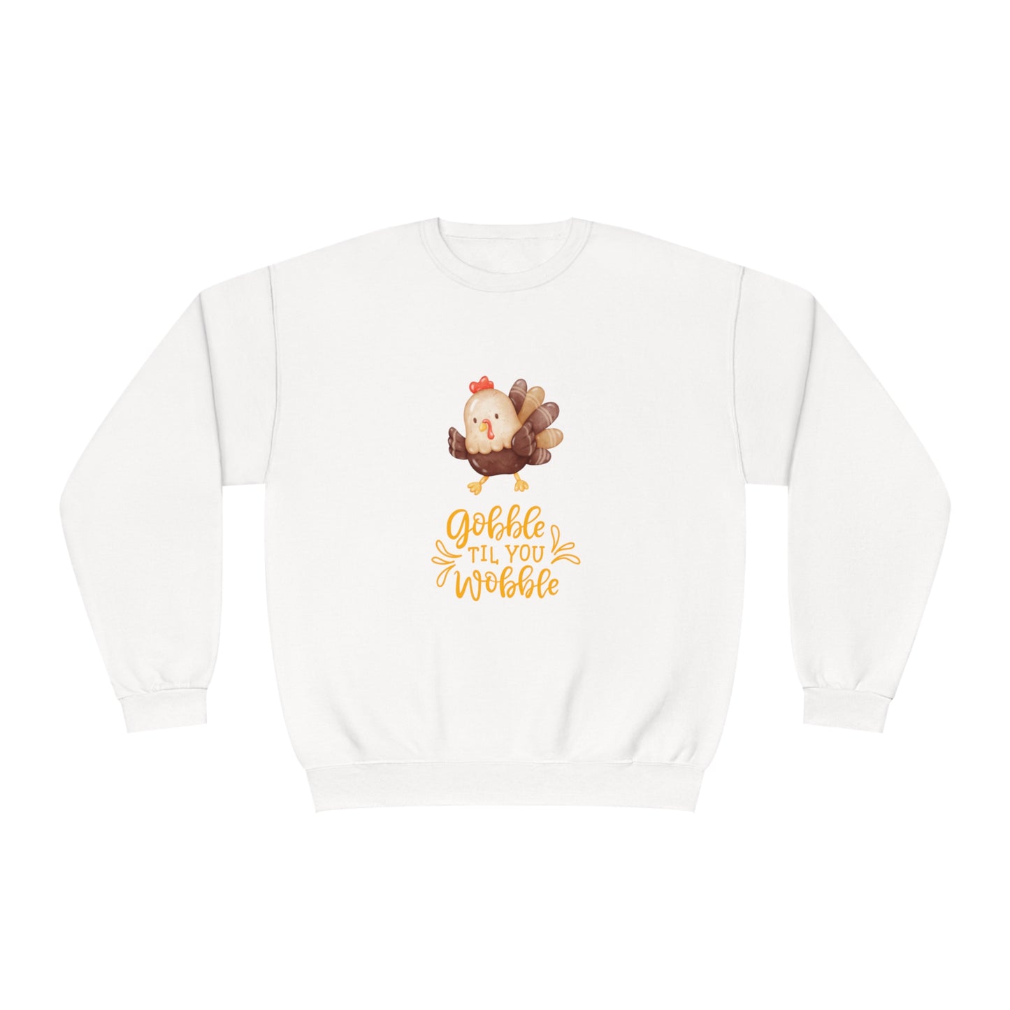 Watercolor Gobble Unisex NuBlend® Crewneck Sweatshirt