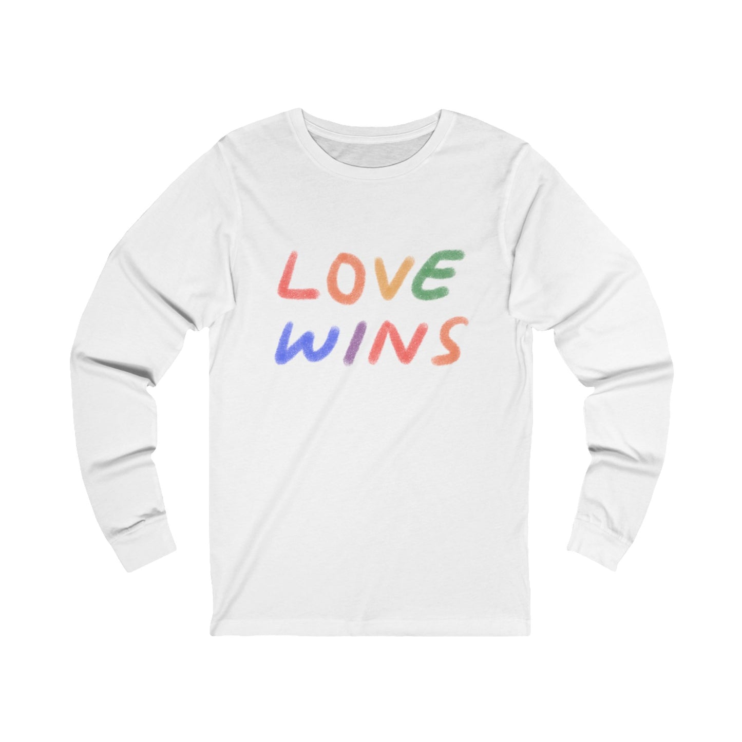 Love Wins Unisex Jersey Long Sleeve Tee