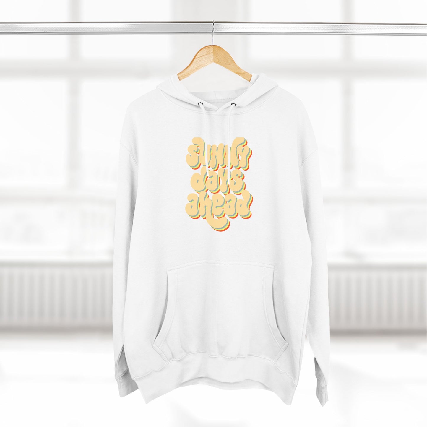 Sunny Days Three-Panel Fleece Hoodie