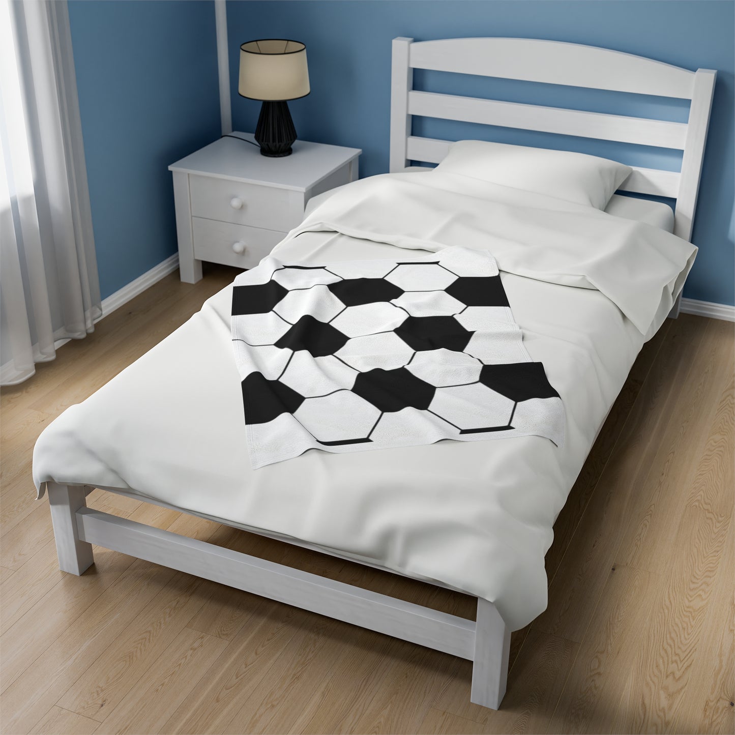 Soccer Sports Velveteen Plush Blanket