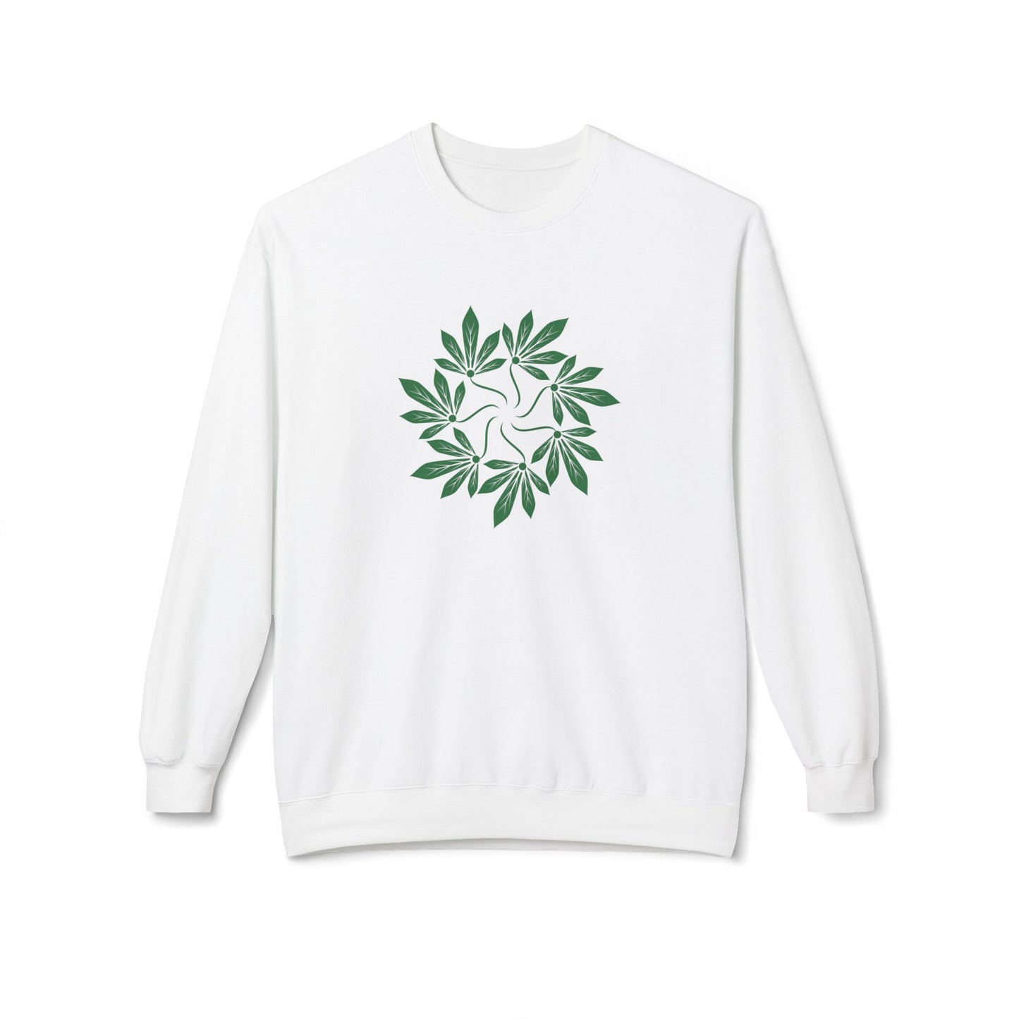 Greenery Unisex Midweight Softstyle Fleece Crewneck Sweatshirt