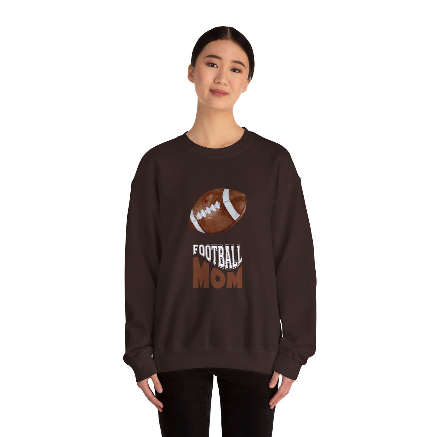 Football Mom Unisex Heavy Blend™ Crewneck Sweatshirt