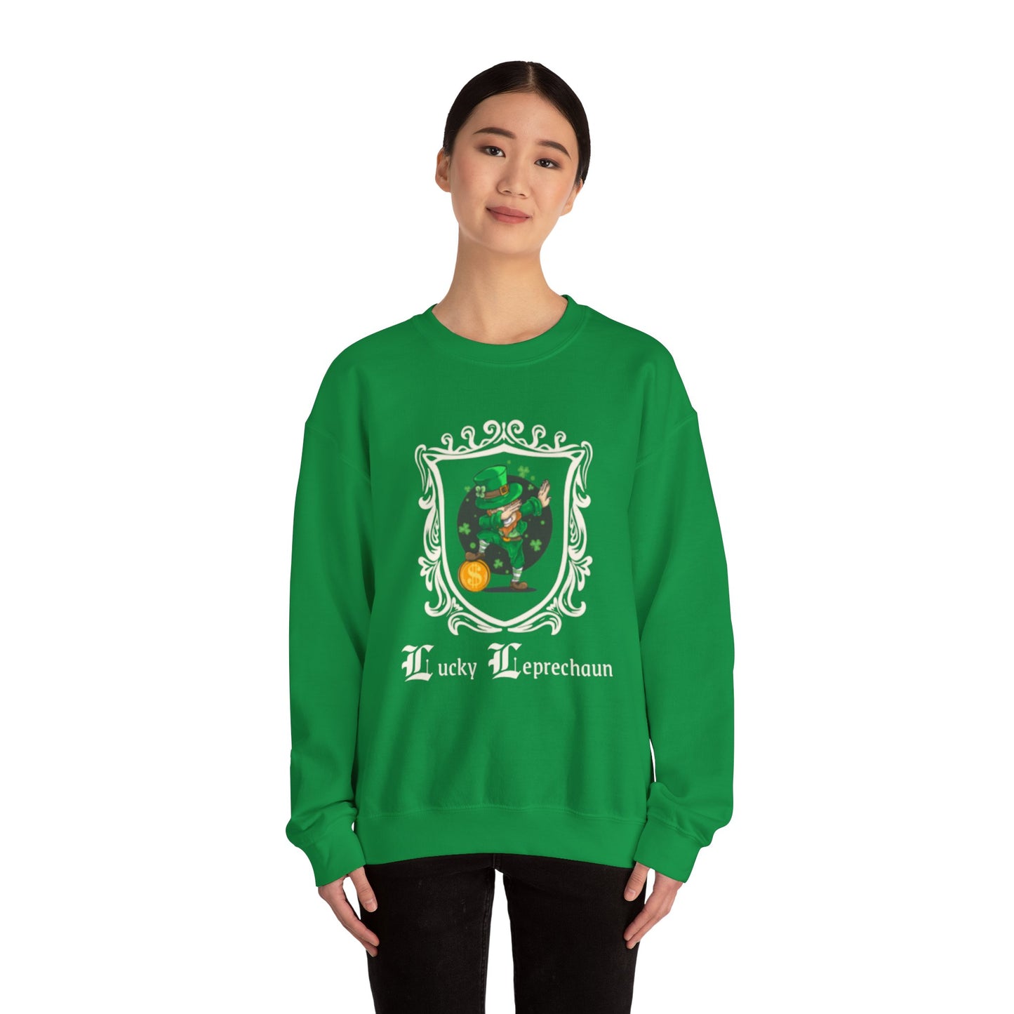 Lucky Leprechaun St. Patrick’s Day Unisex Heavy Blend™ Crewneck Sweatshirt