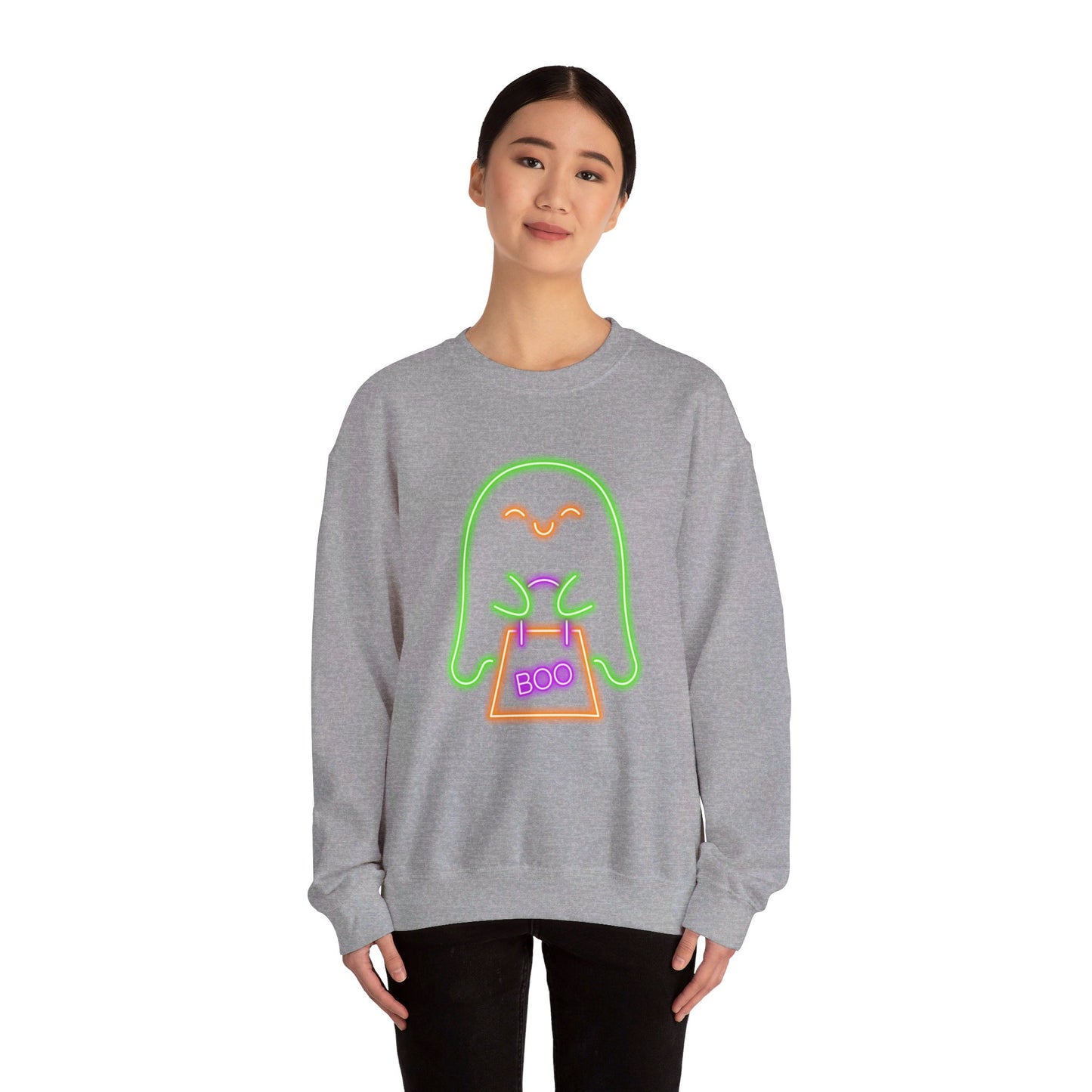 Neon Boo Bag Unisex Heavy Blend™ Crewneck Sweatshirt