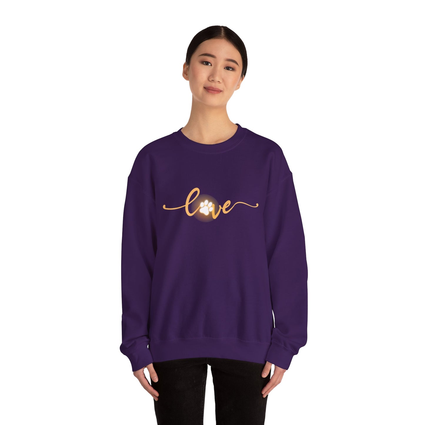 Paw Love Unisex Heavy Blend™ Crewneck Sweatshirt