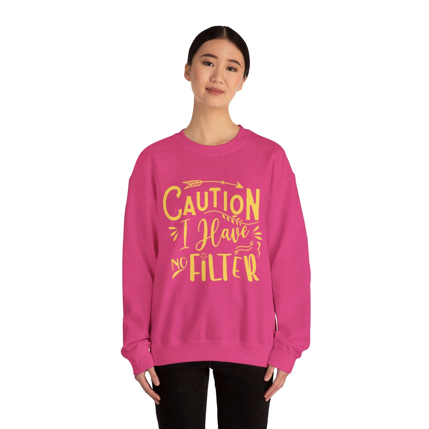 No Filter! Unisex Heavy Blend™ Crewneck Sweatshirt