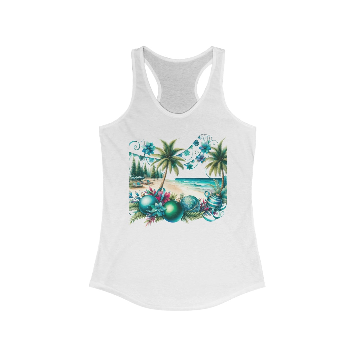 Island Christmas Women's Ideal Racerback Tank