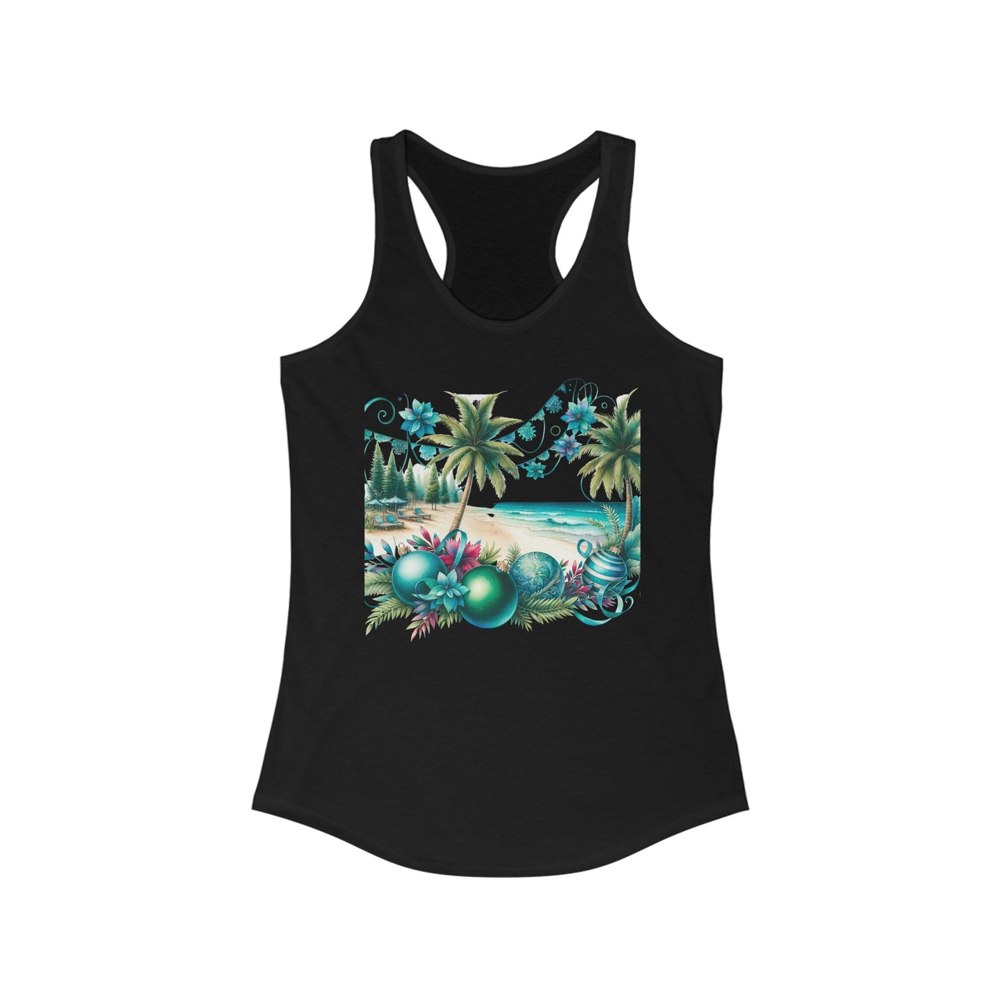 Island Christmas Women's Ideal Racerback Tank