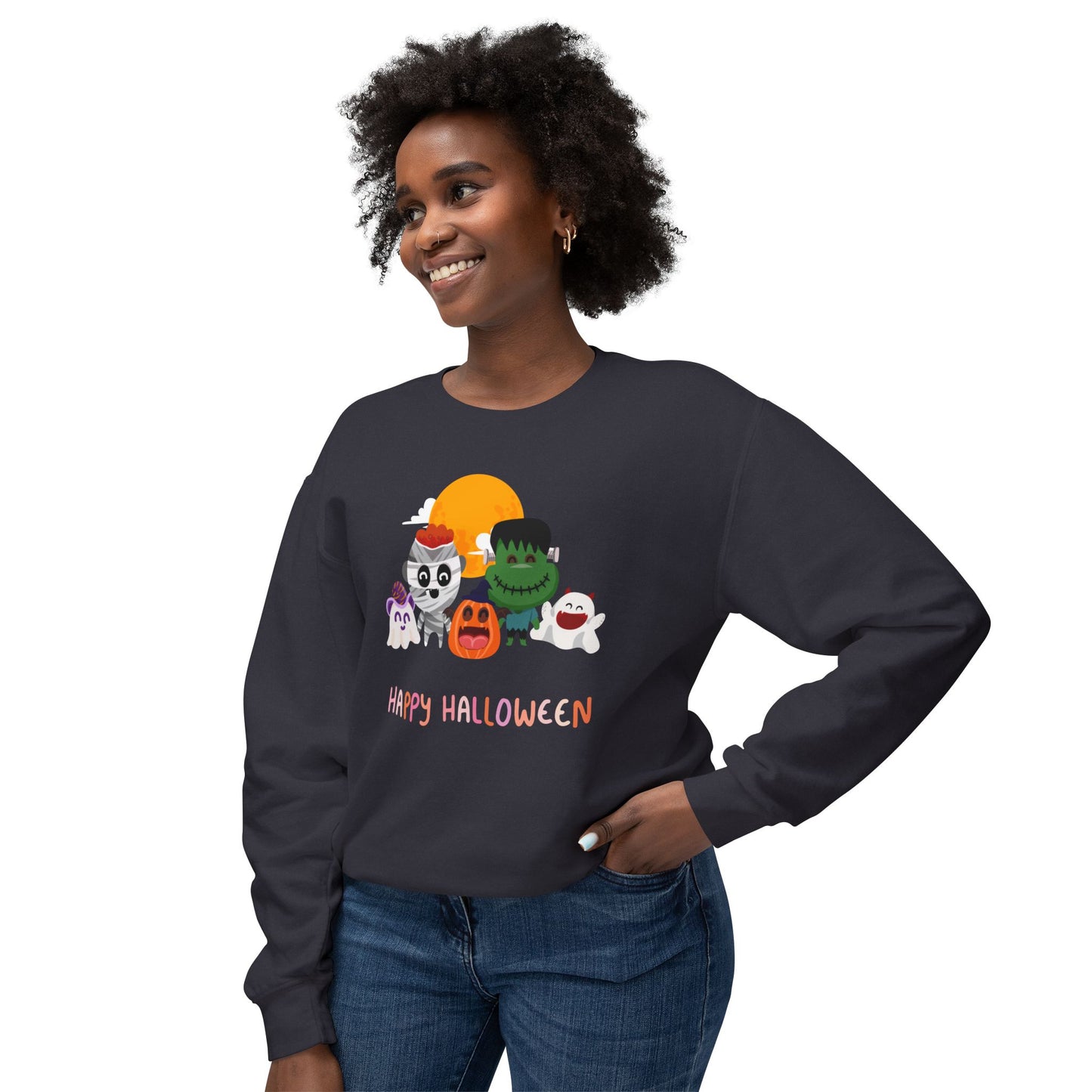 OG Crew Halloween Unisex Lightweight Crewneck Sweatshirt