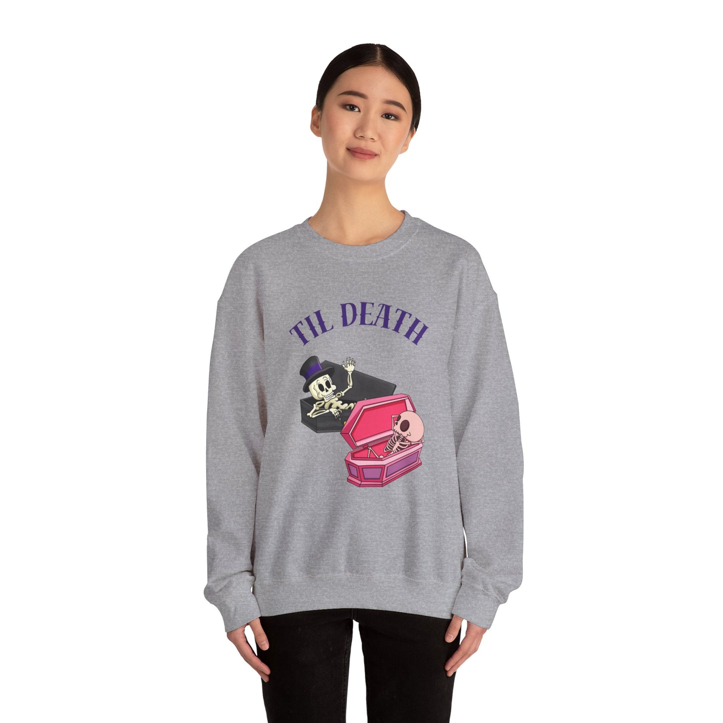 Til Death Unisex Heavy Blend™ Crewneck Sweatshirt