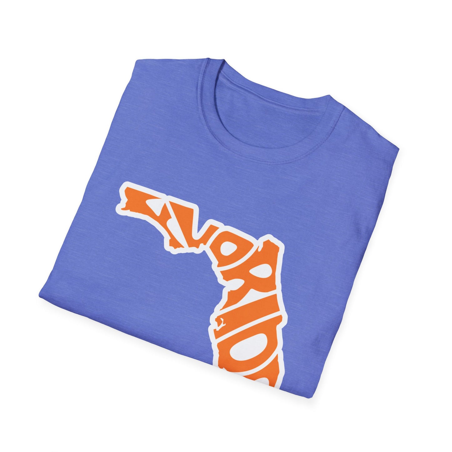 State of Florida Letters Unisex Softstyle T-Shirt