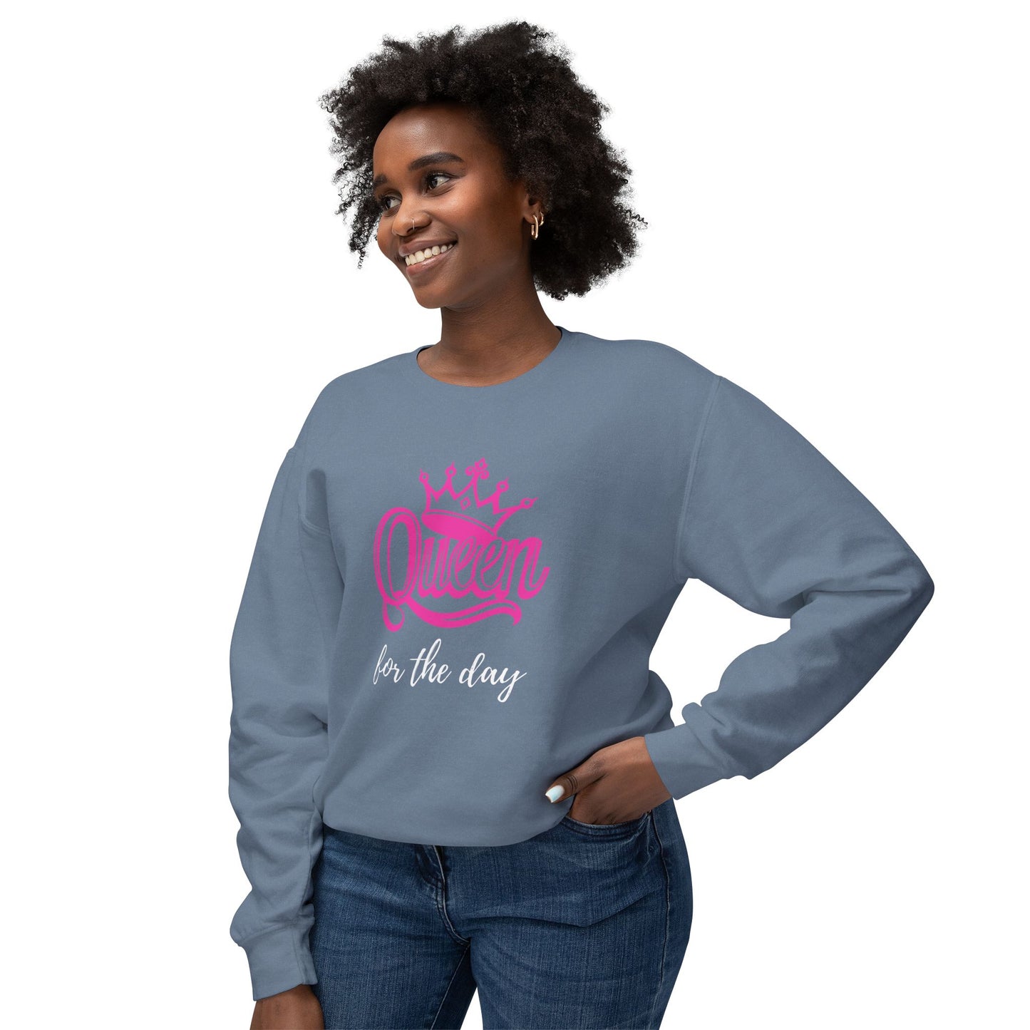 Queen Unisex Lightweight Crewneck Sweatshirt