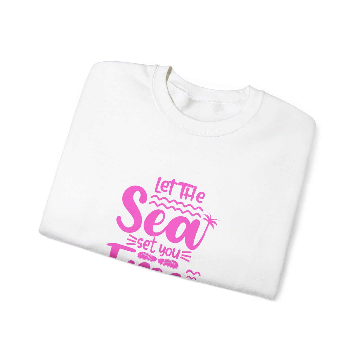 Let the Sea Set You Free Unisex Heavy Blend™ Crewneck Sweatshirt